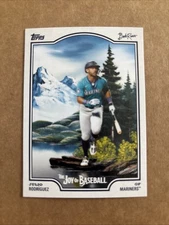 2025 Topps X Bob Ross The Joy of Baseball - Julio Rodriguez #45 Mariners