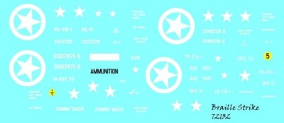 Braille Strike Decals 1/72 Dodge WC62 & WC63