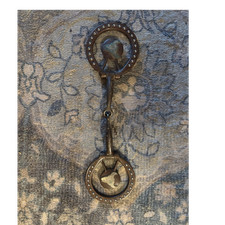 Western Snaffle Horse Bit with Large Circular Ring Cheeks