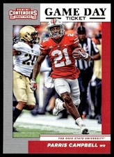 2019 Panini Contenders Draft Picks Collegiate Game Day Ticket Parris Campbell