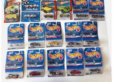Vintage Hot Wheels Lot of 16 New On Card 2000 First Editions Matchbox ERTL
