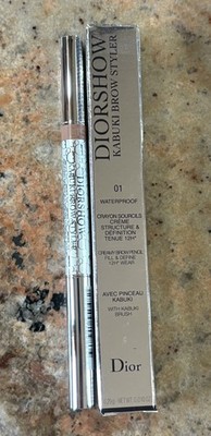 Dior Diorshow Kabuki Brow Styler Longwear Creamy Eyebrow Pencil 01 Blond