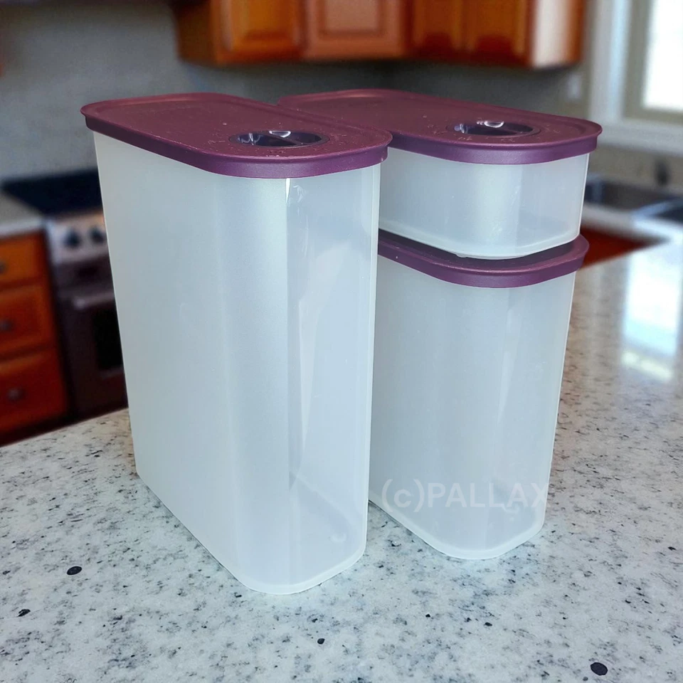 TUPPERWARE TUPPER-TIME ZEITGENOSSEN-SET LILA 320 ML 1,25 L 1,7 L EIDGENOSSE - Bild 2 von 2