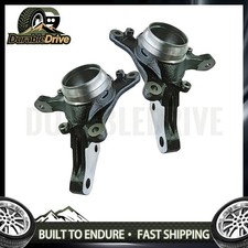 Pair Front Rh Lh Steering Knuckle For 1990-2000 Subaru Forester Impreza Legacy