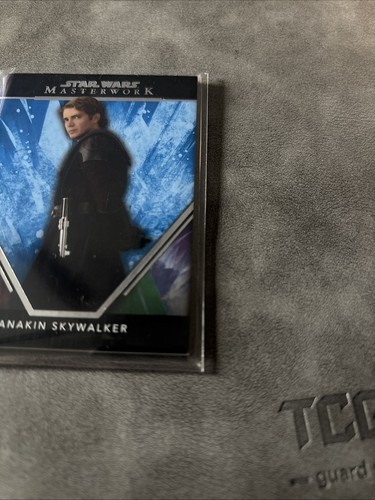 Anakin Skywalker 2024 Topps Masterwork Star Wars Blue Refractor #66 Ahsoka - Picture 5 of 6