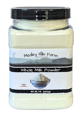 Whole Milk Powder by  in Reusable Container 1 Lb. - Great Dry Milk Powder for Ba