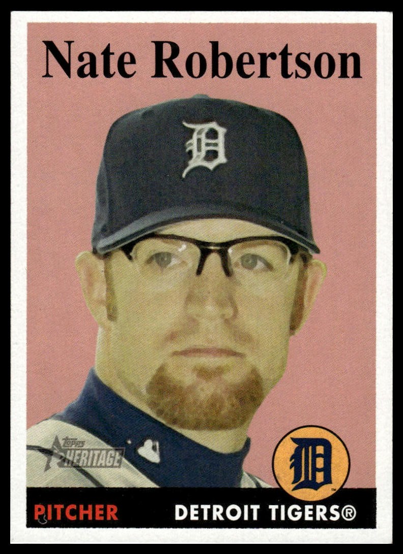 2007 Topps Heritage #282 Nate Robertson