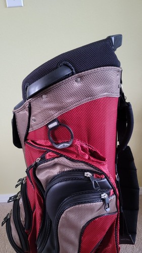 Sun Mountain 14 Way Divider C-130 Cart Golf Bag With Rain Cover - Picture 11 of 14