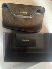 Tom Ford Square Sunglasses Black Frame Black Lenses Case Box Unisex