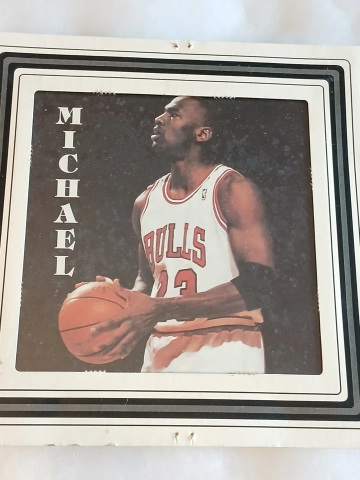 Lote de 6 marcos de vidrio Premio Carnaval años 90 de colección 8x8 C Bulls M Jordan, D Rodman Tupac Foto 4 de 4