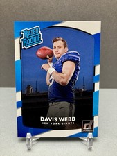 2017 DAVIS WEBB Donruss Rated Rookie Card# 348. rookie card picture