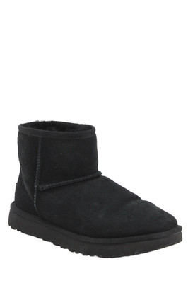 Ugg Womens Shearling Classic Mini 11 Ankle Boots Black Size 7