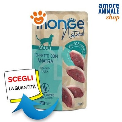Monge Cat Natural Adult Enten Menübeutel 80 gr