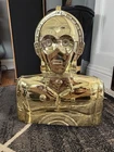 Vintage C-3PO Gold Action Figure Storage Case Star Wars 1983 Kenner