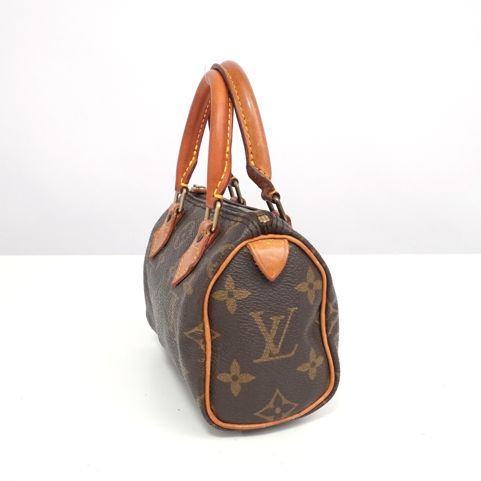 LOUIS VUITTON LV Monogram Mini Speedy M41534 Handbag France TH1922 Auth #53782A