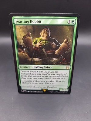 Feasting Hobbit NM-Mint, English Commander: Der Herr der Ringe R 0037
