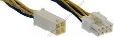 Lot10 6" 8pin EPS12V 4pin/P4 Server Motherboard Power Adapter Cable/Cord/Wire