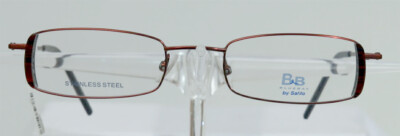 BlueBay by Safilo B&B 494 Brille Brillengestell Rot Metall Händler NEU
