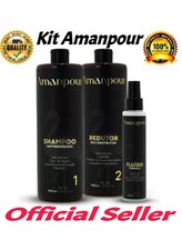 Amanpour Progressive Brush Kit With Semi Di Lino And Argan Oil - Kit 3 Items