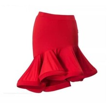 Latin Rumba Ballroom Dance Fishtail Skirts Practice Rhythm Samba Dancewear Salsa