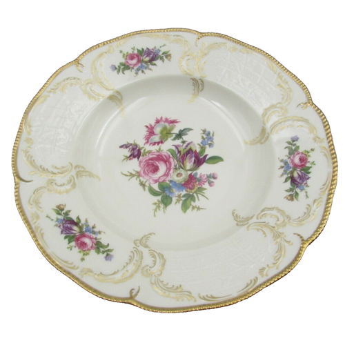 Rosenthal China Germany DIPLOMAT Gold Sanssouci Large Rim Soup Bowl - Single
