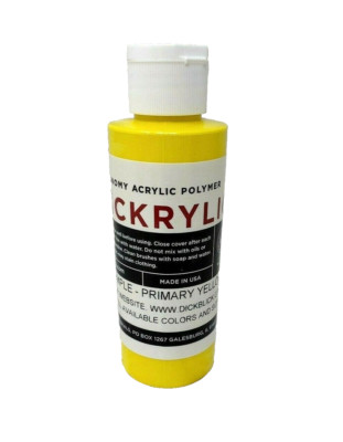 Blick Blickrylic Acrylic Polymer Paint 4 fl oz. (120ml) Primary Yellow