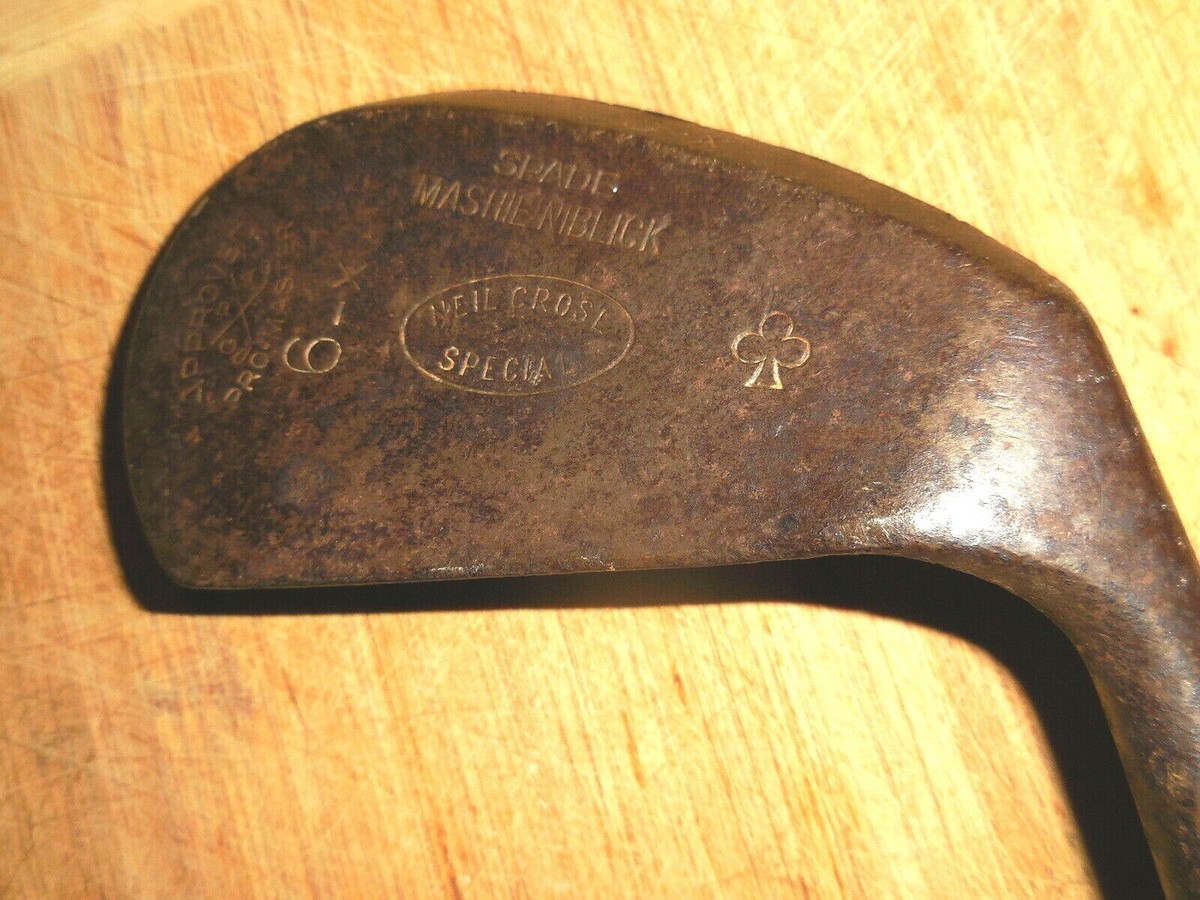 ANTIQUE MASHIE NIBLICK-NEIL CROSE-SPECIAL APPROVED GPA PRO MASTER
