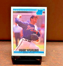 1992 Donruss Mark Wohlers Rated Rookies #1 (Rookie Card) Baseball Card