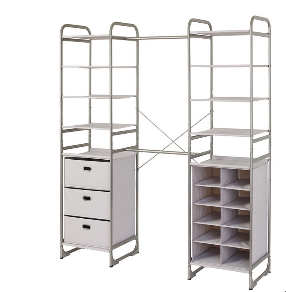 Neatfreak, Portable Closet Organizer Free-Standing Modular Storage