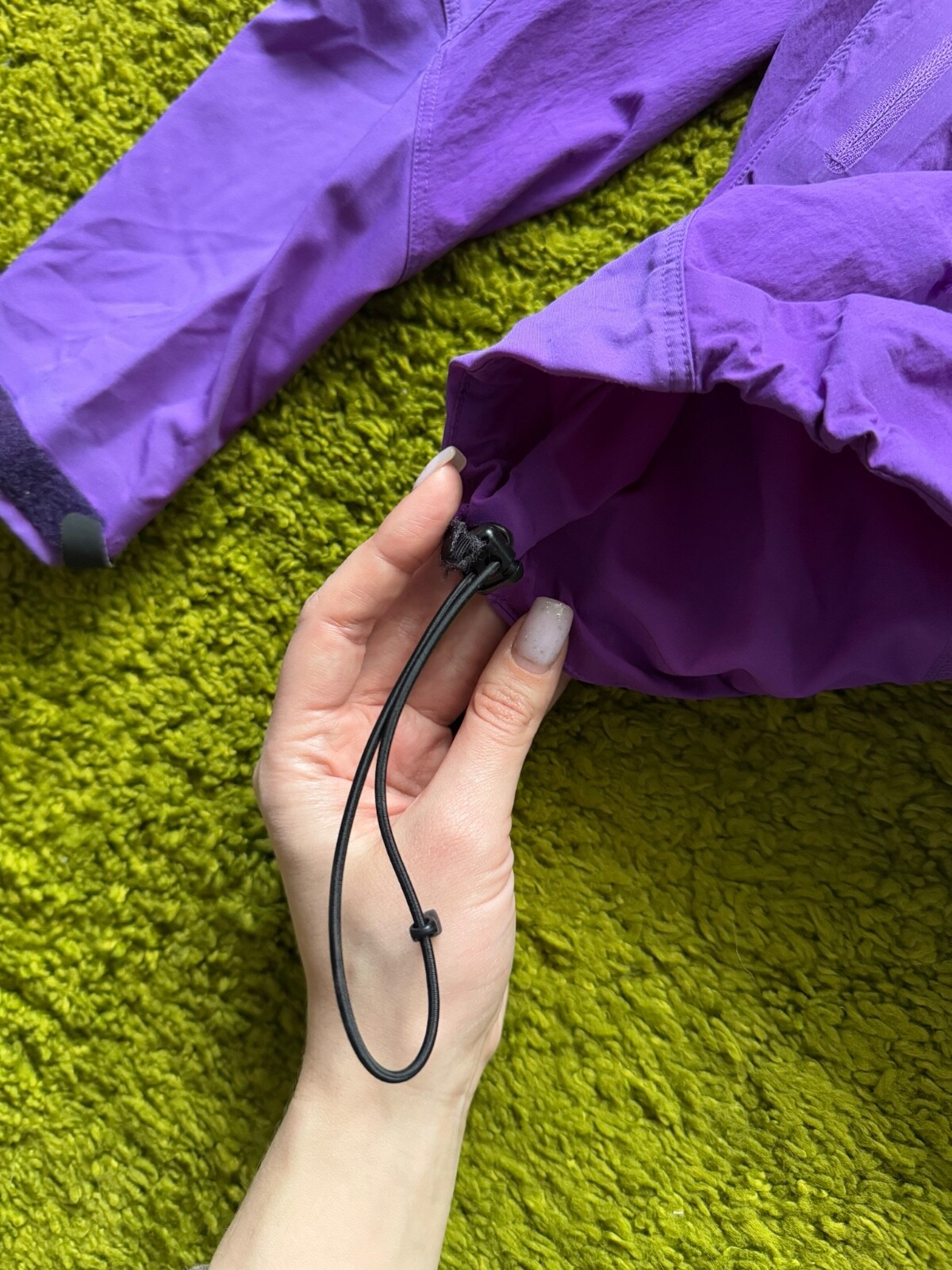 ARC'TERYX Giacca con cappuccio Arcteryx stile gorpcore sbiadita viola taglia S donna