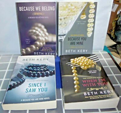 Lot of 4 Beth Kery Books Because You Are Mine Series Paperbacks