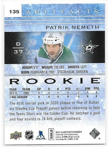 Hockey Upper Deck Artifacts Rookies - Various Years - You Pick, Choose - Picture 53 of 65