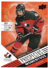 2021 Team Canada Corson Ceulmans Prospectus Momentous Electric red /275