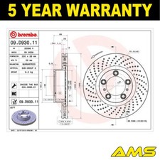 Fits Porsche 911 718 Boxster Cayman + Other Models Brake Disc Front Left AMS