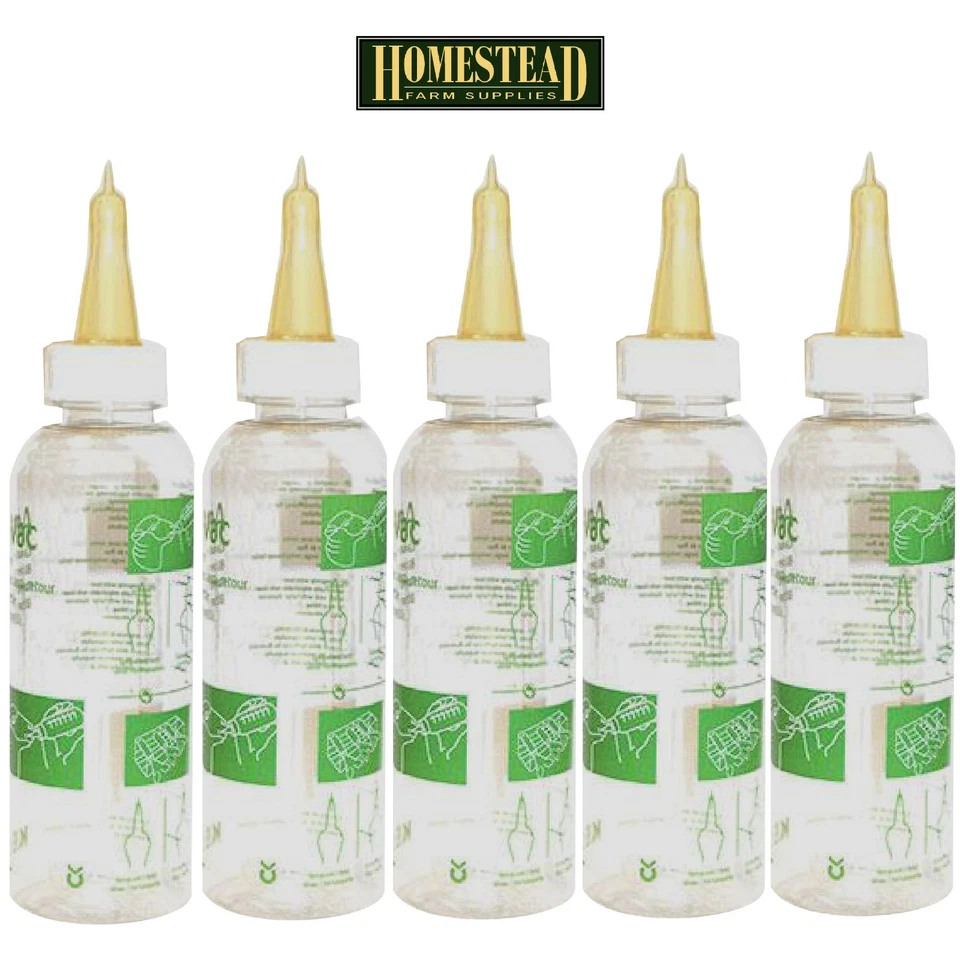 Cox Agri Lamb Feeding Bottle - Lamb Feeder Bottle 1, 2, 3, 4, or 5 & Spare Teats