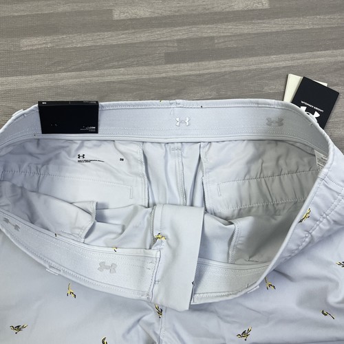 Under Armour UA Golf AOP Birdie bedruckte 10" Herrenshorts 1377303 Größe 38 grau $ 70 - Bild 6 von 9