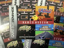 Namco Museum Gameboy Advance GBA Instruction Manual Only