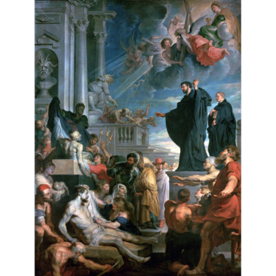 Rubens Die Wunder des heiligen Franz Xavier Leinwand Kunstdruck Poster