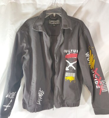 Trademark Brooklyn Clothing Co Jacket Mens XL Grayworldwidetour limited edition 
