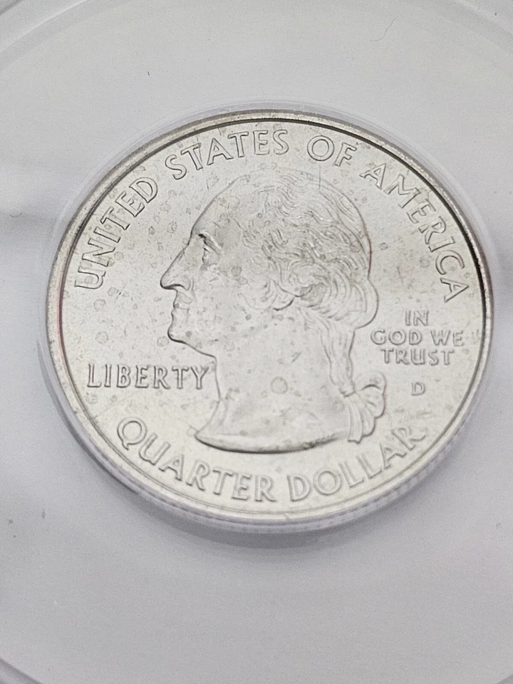 2006-D Nevada 25C ANACS MS 68 Satin Washington Quarter - Image 4 of 4