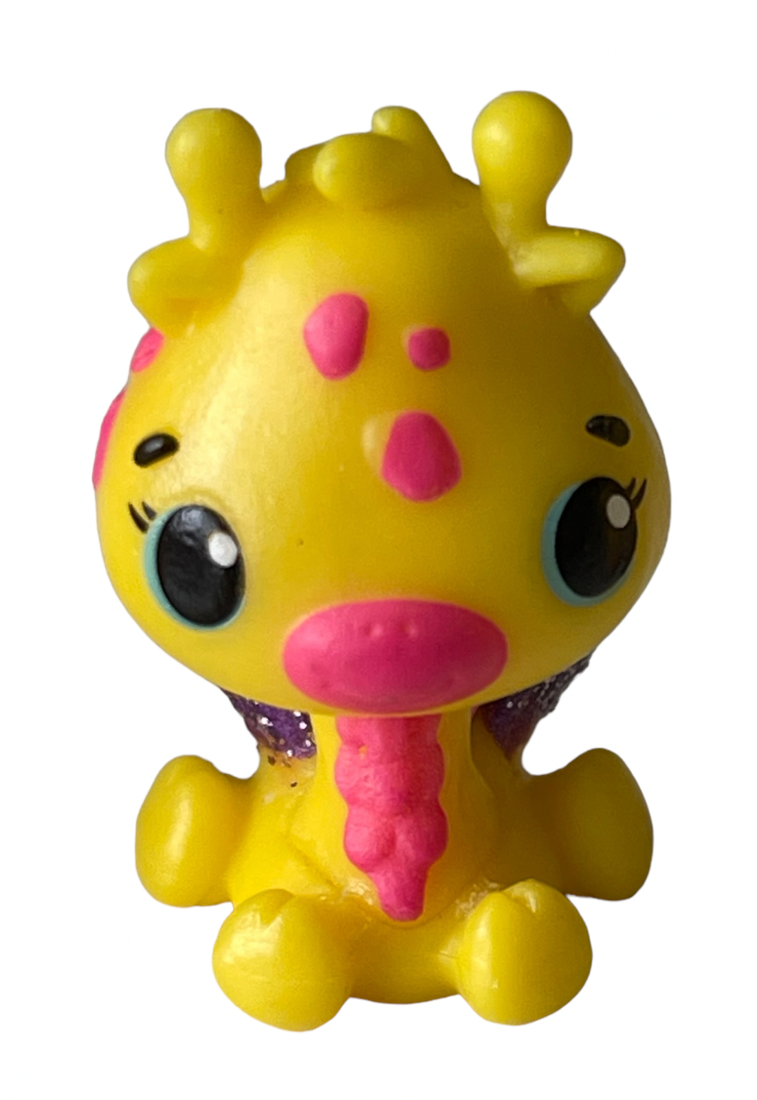 NEW Hatchimals Colleggtibles Series Figure Yellow Giraffe Rare Purple Wings