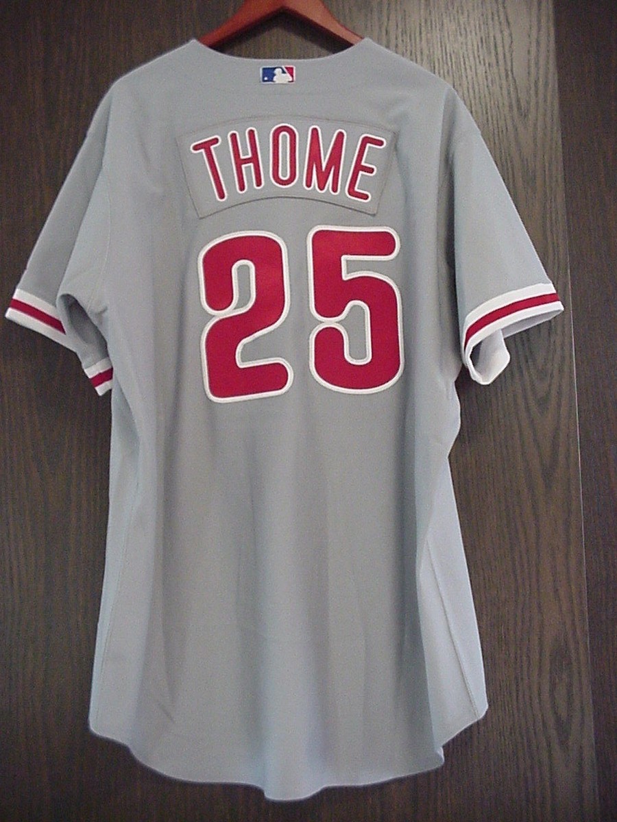 Phillies #25 Jim Thome Majestic Authentic MLB Officially Phillies #25 Jim Thome Majestic Authentic MLB Officially