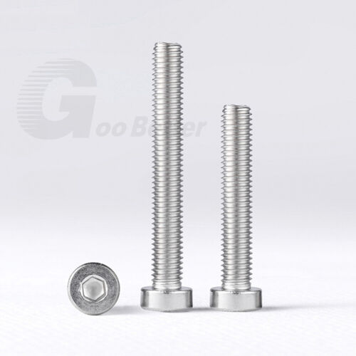 M2 - M5 Low Head Cap Screws A2 Stainless Steel, Hexagon Socket Allen Key Bolts - Picture 3 of 15