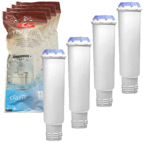 MELITTA Water Filter Cartridge Caffeo Pro Aqua Claris Coffee Machine 6546281 x 4 eBay
