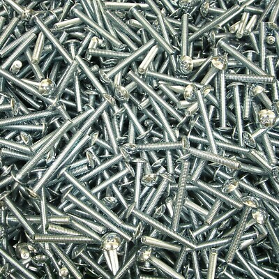 (500) #8-32 X 1-1/2'' Phillips Truss Head Machine Screw Zinc Plated