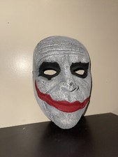 The Dark Knight Batman Joker Clown Handmade Mask Cosplay Prop Halloween Mask