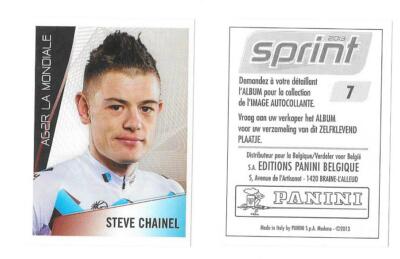 Vignette Nr. 007 - Sprint 2013 - Belgische Edition - Steve Chanel