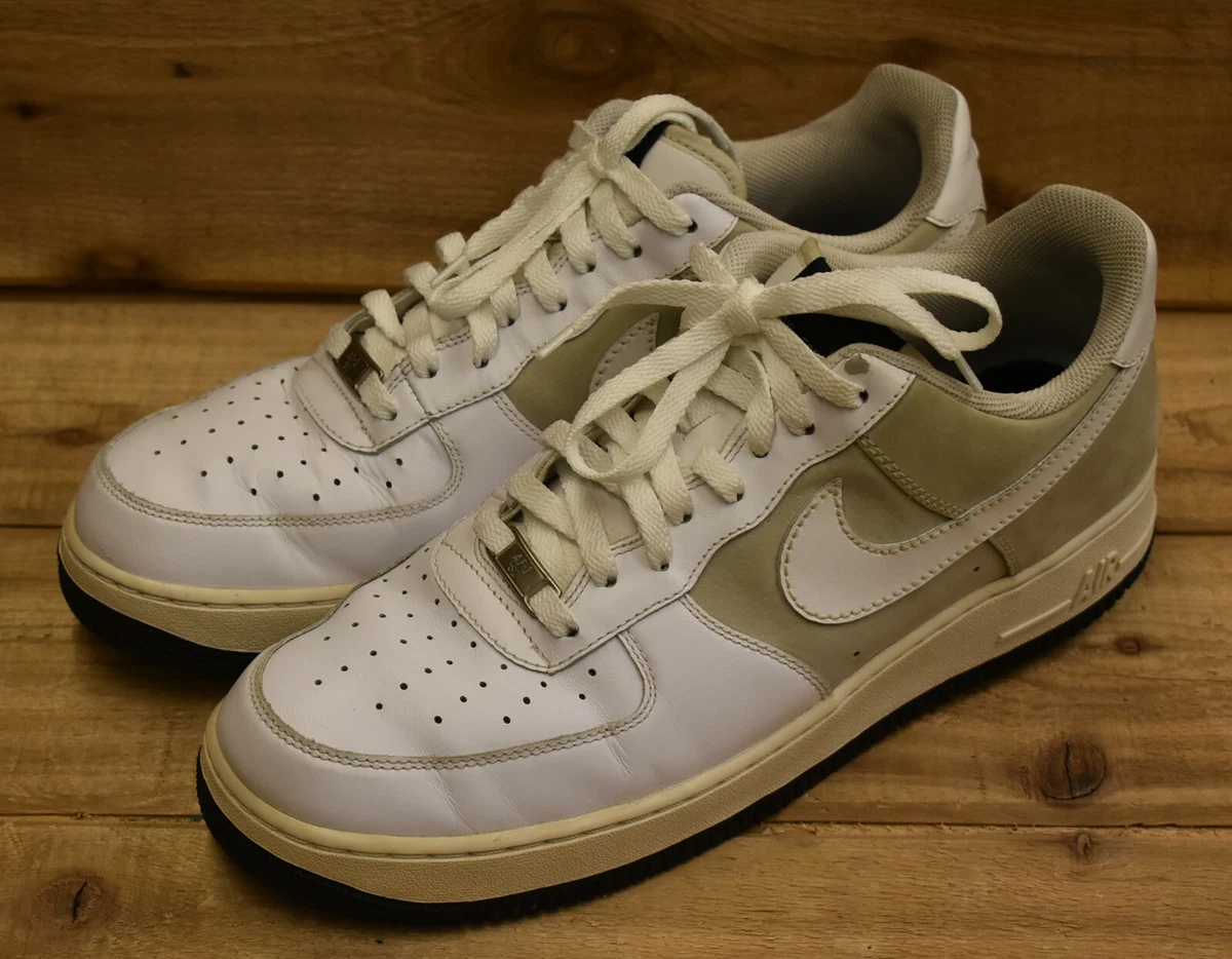 Nike Air Force I AF-1 '82 Low Sz 8 315122-114 White /Bone/ Black