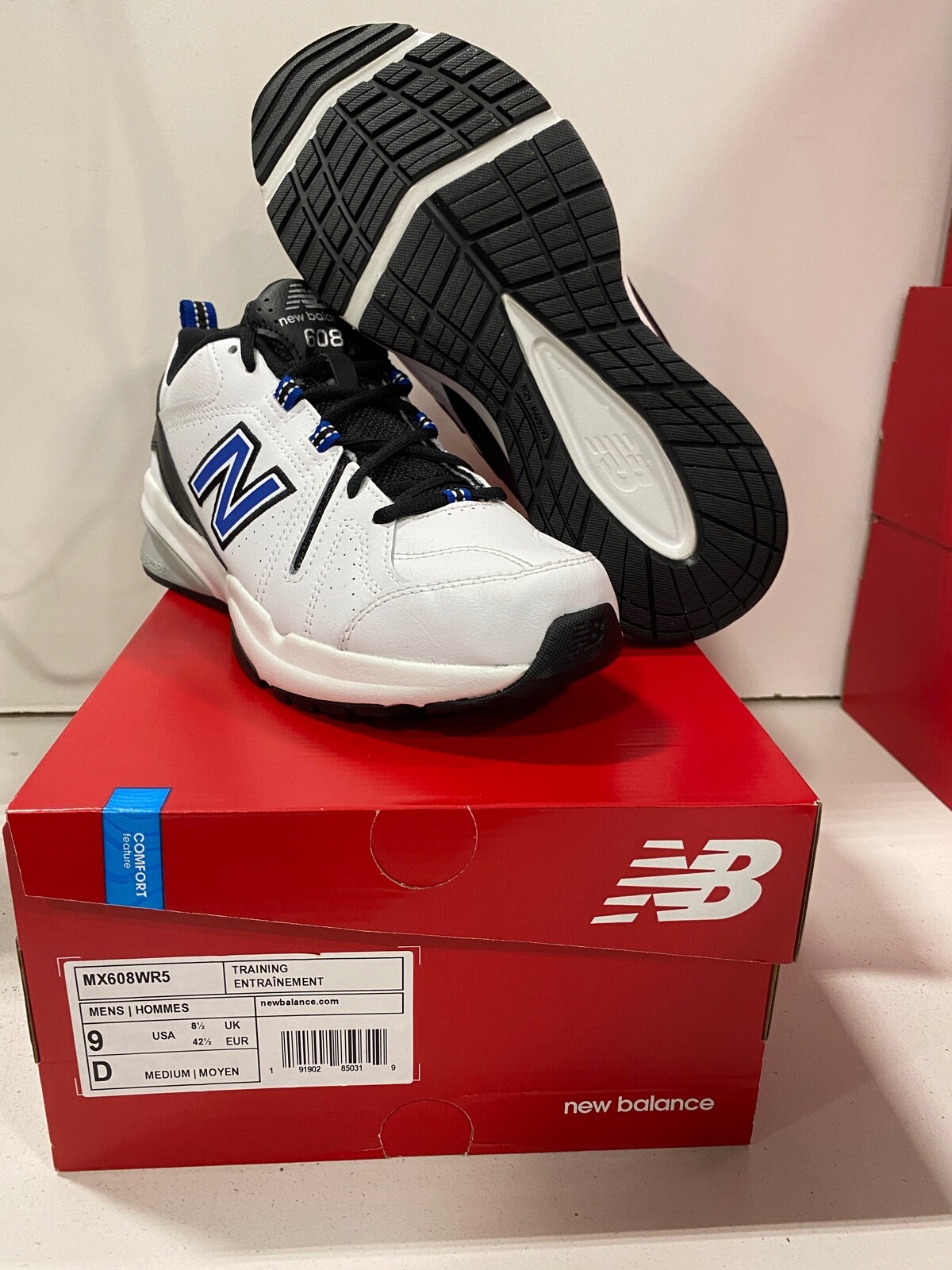 New Balance MX608V5 9 Men's White