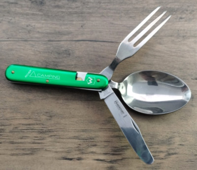 Mercury Green Rover Camping Multi-Tool For Spoon Fork Knife Sheath 992-3AVDFC